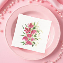 Boho Artístico Flores Silvestres Aquarela