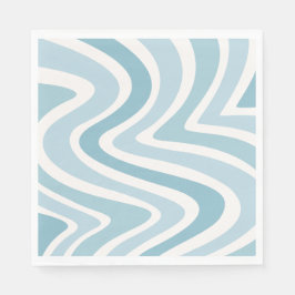 Guardanapo De Papel Boho Blue Sun Party Napkins