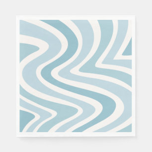 Guardanapo De Papel Boho Blue Sun Party Napkins