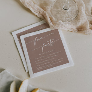 Guardanapo De Papel Boho Chic Neutral Taupe Fato de Casamento Napkins