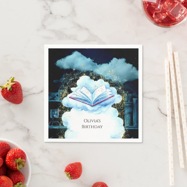 Guardanapo De Papel Boho Children's Pastel Storybook Aniversário (Insitu)