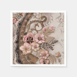 Guardanapo De Papel Boho Cowgirl Western Floral Wedkins