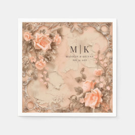 Guardanapo De Papel Boho Cowgirl Western Florals Casando Napkins