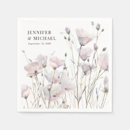 Guardanapo De Papel Boho Elegant Wildflower Wedding