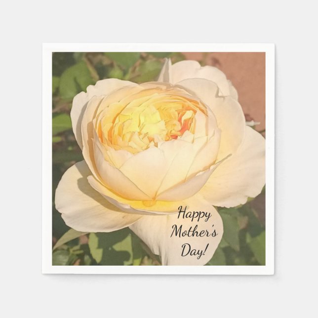 Guardanapo De Papel Boho Floral Ephemera photo (Frente)