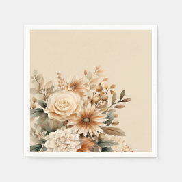 Guardanapo De Papel Boho Flower