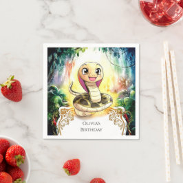 Guardanapo De Papel Boho Kids Cobra Birthday