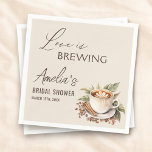 Guardanapo De Papel Boho Love está criando Chá de panela de café<br><div class="desc">Adicione um toque de na moda à sua celebração com nosso Boho Love é Brewing Coffee Chá de panela Napkins. Apresentando um design boêmico com sotaques com tema de café, esses guardanapos complementam perfeitamente a atmosfera quente e aconchegante do seu evento. Ideal para coquetéis, sobremesas ou pausas de café, são...</div>