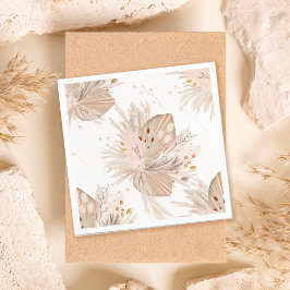 Guardanapo De Papel Boho pampas seca do pasto do deserto