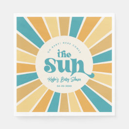 Guardanapo De Papel Boho Sun Chá de fraldas Paper Napkins