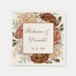 Guardanapo De Papel Boho Terracotta neutro de orçamento