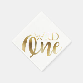 Guardanapo De Papel Boho Wild One | Primeira Festa de aniversário