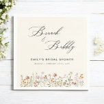 Guardanapo De Papel Boho Wildflower Brunch e Chá de panela Borracha<br><div class="desc">Celebrar os núpcias que se aproximam com um chá de panela de tirar o fôlego inspirado pelas flores silvestres. Nosso convite apresenta ilustrações impressionantes da beleza da natureza e dará o tom para um dia memorável cheio de amor e riso. Perfeito para um evento temático rústico ou externo, este convite...</div>