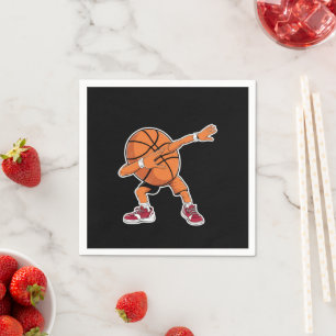 Guardanapo De Papel Bola de Basquetebol Dabbing Jogador de Desportos D