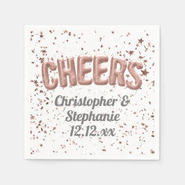 Guardanapo De Papel Bola de Confete de Cunho Personalizado Casamento R