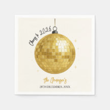 Bola de Discoteca Champanhe Noite de Ano Novo 2026