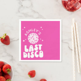 Guardanapo De Papel Bola de Discoteca Personalizada Última Discoteca D
