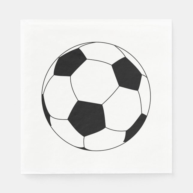 Guardanapo De Papel Bola de Futebol (Futebol) (Frente)