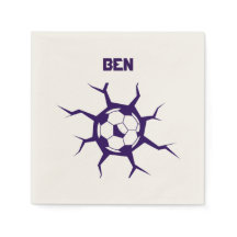 Bola de Futebol numa parede