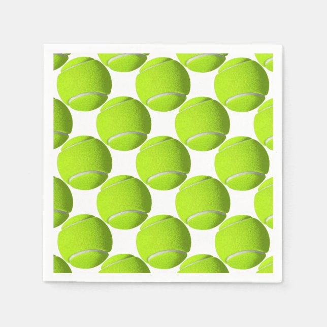 Guardanapo De Papel Bola de Tênis (Frente)