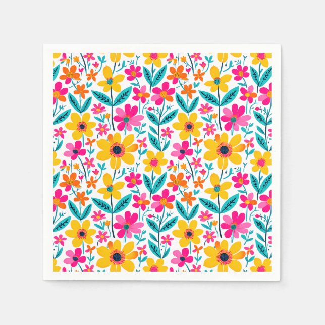 Guardanapo De Papel Bold Bloom  (Frente)