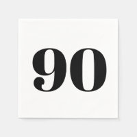 Bold Ninetieth Cocktail Napkins