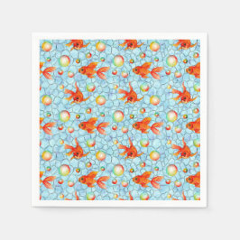 Guardanapo De Papel bolhas de ouro e sabão