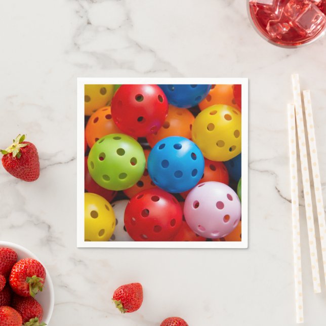 Guardanapo De Papel Bolinhas de picles coloridas (Insitu)