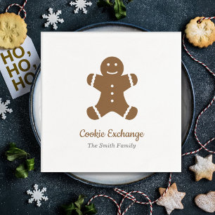 Guardanapo De Papel Bolinho de Gingerpão Man Cookie Exchange