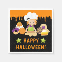 Bolos de Halloween e Fazendo Garota Vermelha