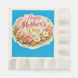 Guardanapo De Papel Bolsa floral Dia das Mães