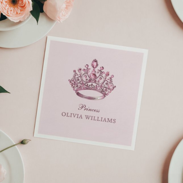 Guardanapo De Papel Bolsa mensageifesta de aniversario elegante Rosa B (Criador carregado)