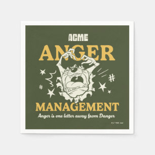 Guardanapo De Papel BOLSAS DE CARRO™ TAZ™ ACME Anger Management