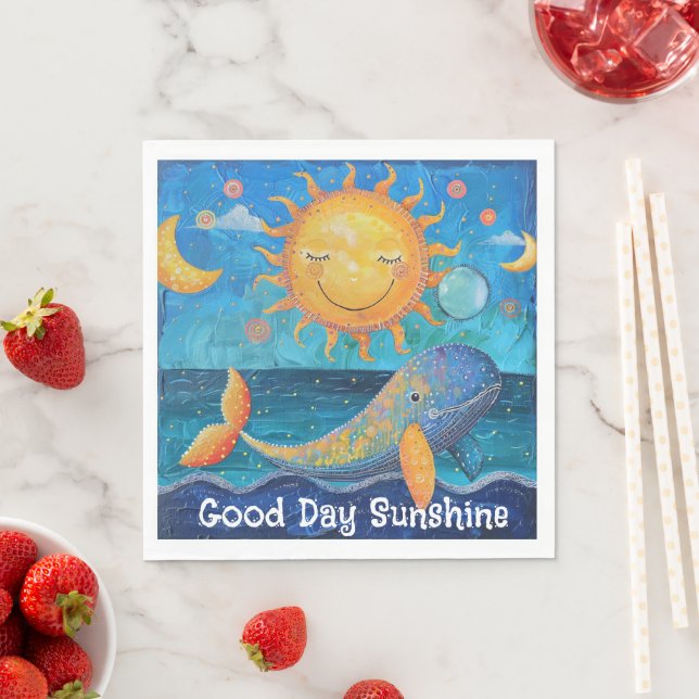 Guardanapo De Papel Bom dia Papel Sunshine Napkin (Insitu)