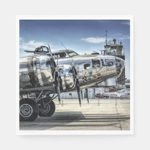 Guardanapo De Papel Bombardeiro clássico b-17 wwii