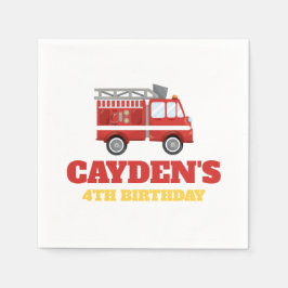 Guardanapo De Papel Bombeiro Festa de aniversário Napkins