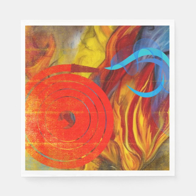 Guardanapo De Papel Bombeiros Flare (Frente)