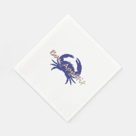 Guardanapo De Papel Bon-Apatite- Little BLUE_Crab-Diariamente- Celebra