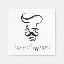 Guardanapo De Papel Bon Appetit Chef Paper Napkin