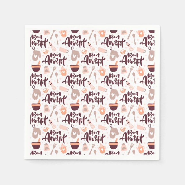 Guardanapo De Papel Bon Appetit Napkins (Frente)