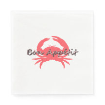 Bon-Appetite — Coral-Crab-Damask — Celebração