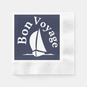 Guardanapo De Papel Bon Voyage - Navegação