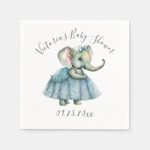 Guardanapo De Papel Bonita Chá de fraldas Elefante Napkins