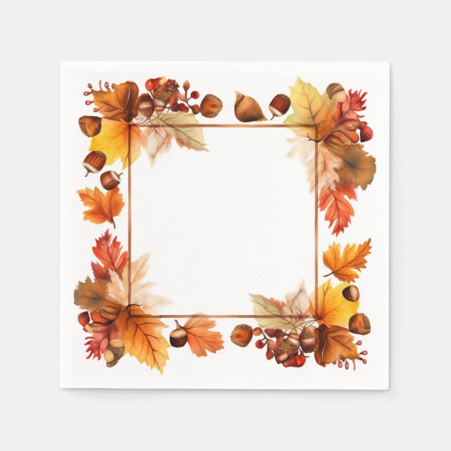 Guardanapo De Papel Bonita Felicidade: Colheita de Ferro (Frente)