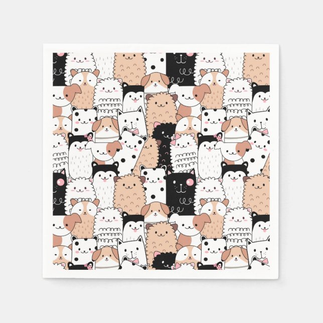 Guardanapo De Papel Bonitas Prups Napkins (Frente)