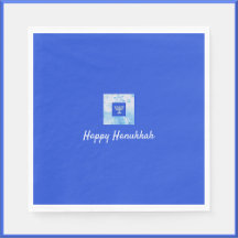 Bonito Blue Menorah Hanukkah