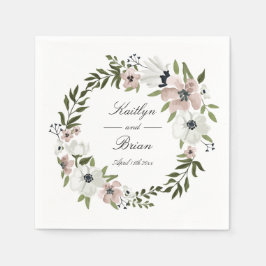 Guardanapo De Papel Bonito Casamento Floral Napkin