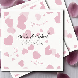 Guardanapo De Papel Bonito coração de amor Personalizado