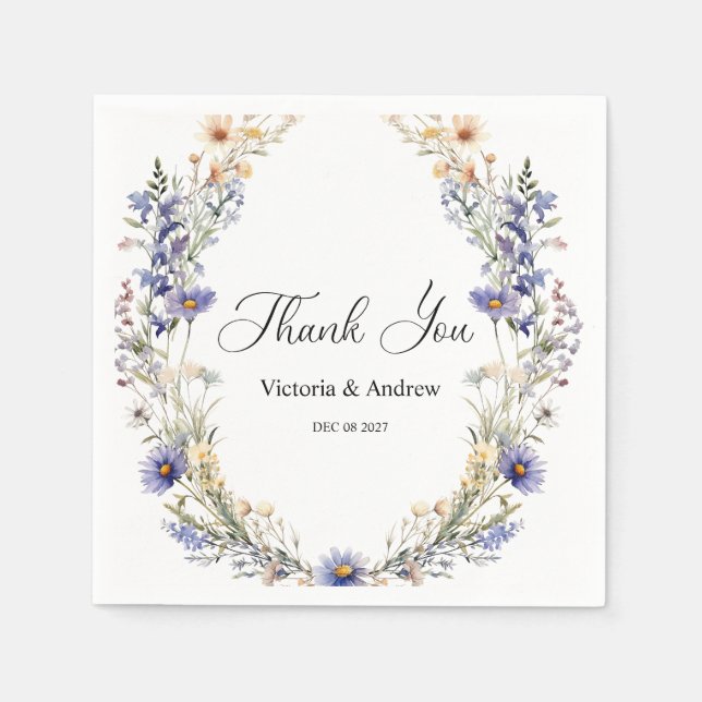 Guardanapo De Papel Bonito Floral (Frente)