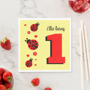 Guardanapo De Papel Bonito Papel Ladybug Napkin